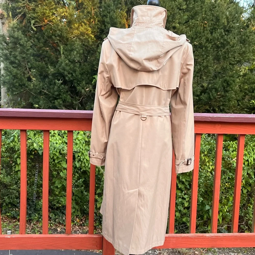 ❤️🔥LAUREN RALPH ❤️🔥LAUREN BEIGE TRENCH COAT SIZE X-LARGE - Picture 10 of 16